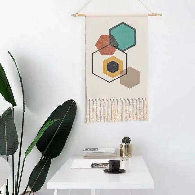 Boho Woven Wall Tapestry