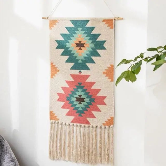 Boho Woven Wall Tapestry