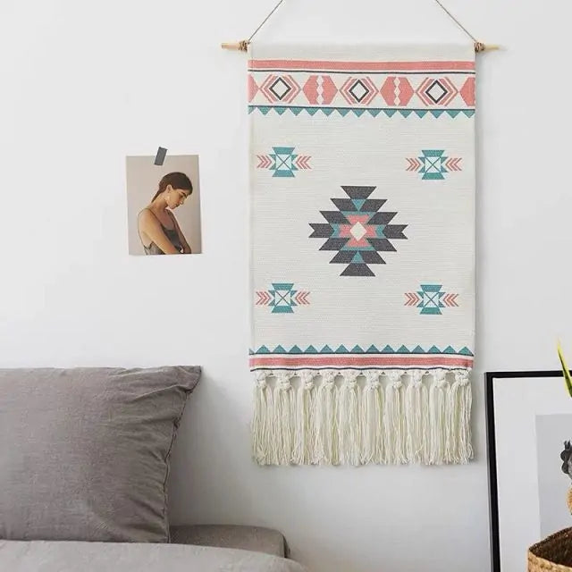 Boho Woven Wall Tapestry