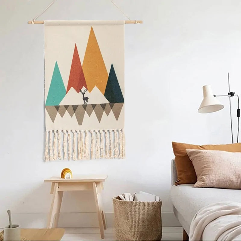 Boho Woven Wall Tapestry