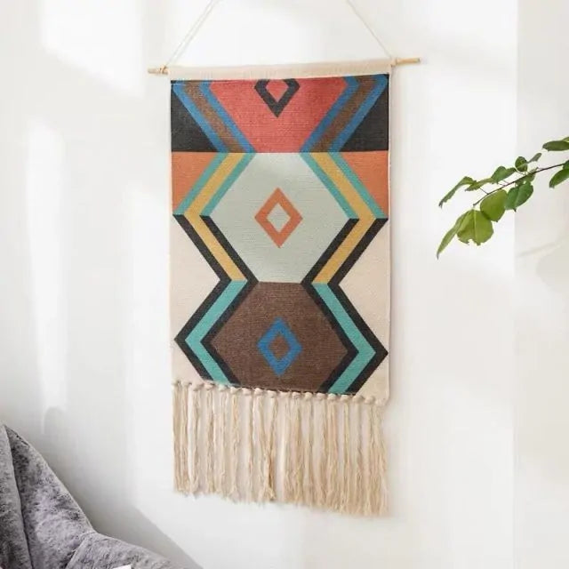 Boho Woven Wall Tapestry